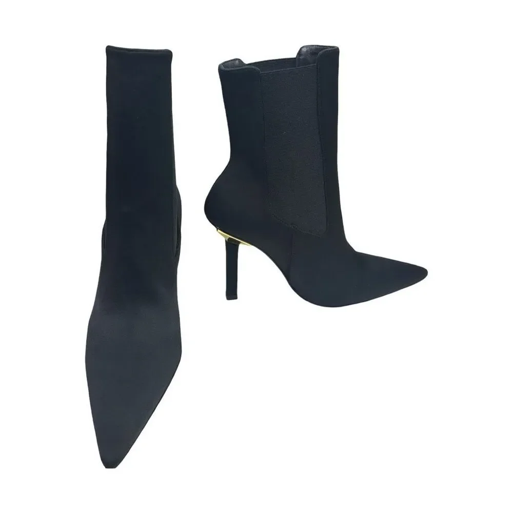 Good American High Kickstand Booties - Size 7.5